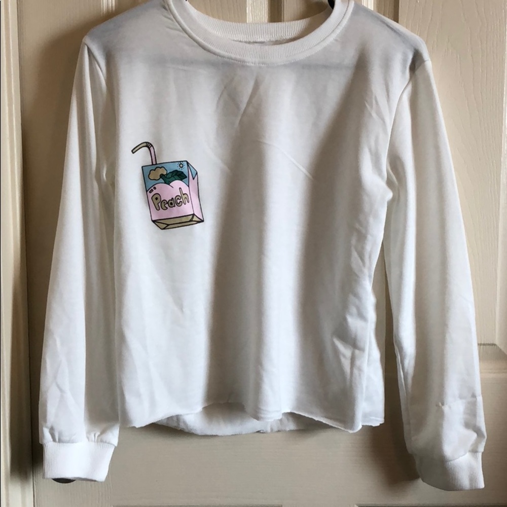 Long sleeve lounge “peach” top